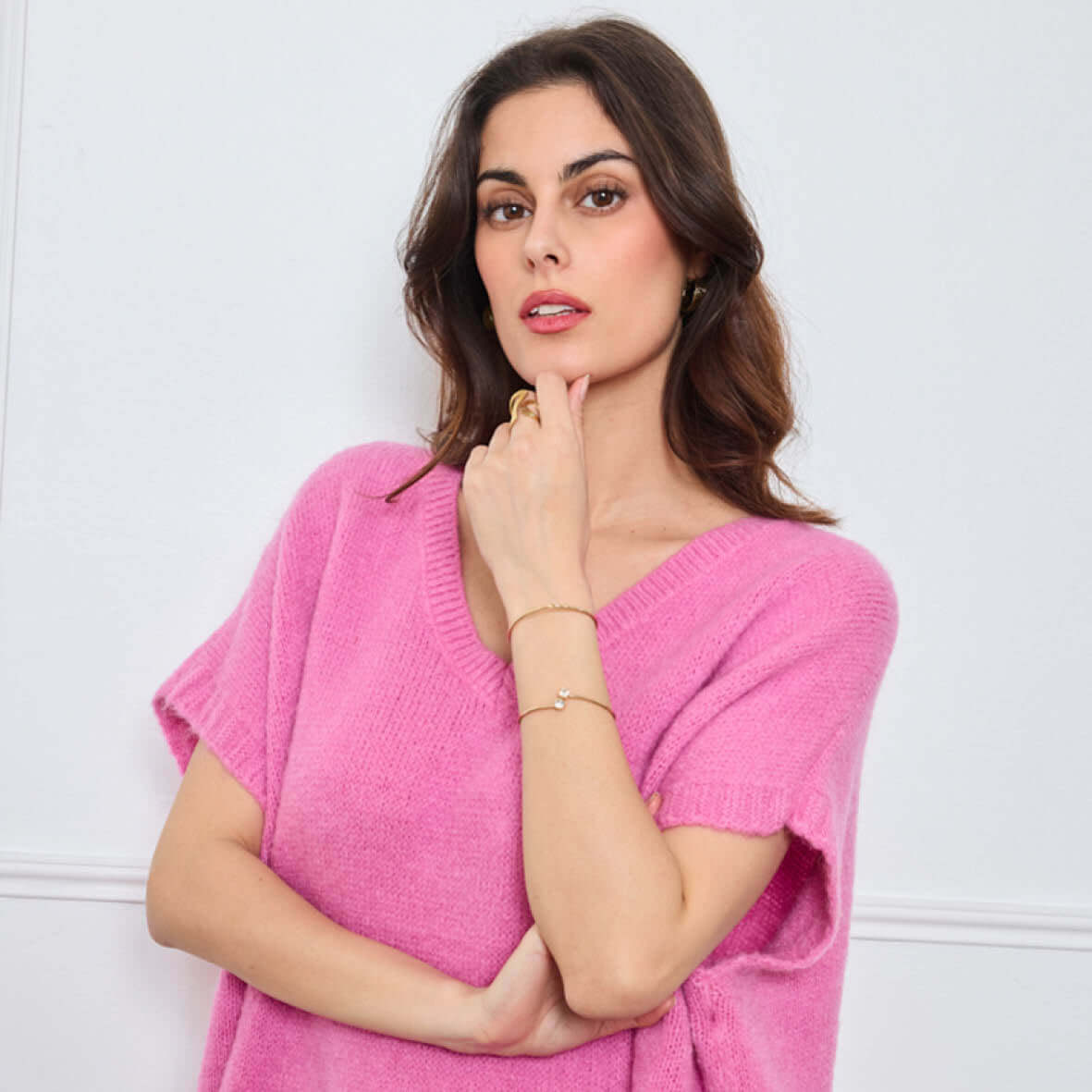 COL V OVERSIZED SANS MANCHES MILIE HYACINTHE