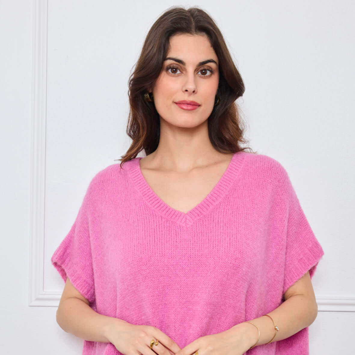 COL V OVERSIZED SANS MANCHES MILIE HYACINTHE