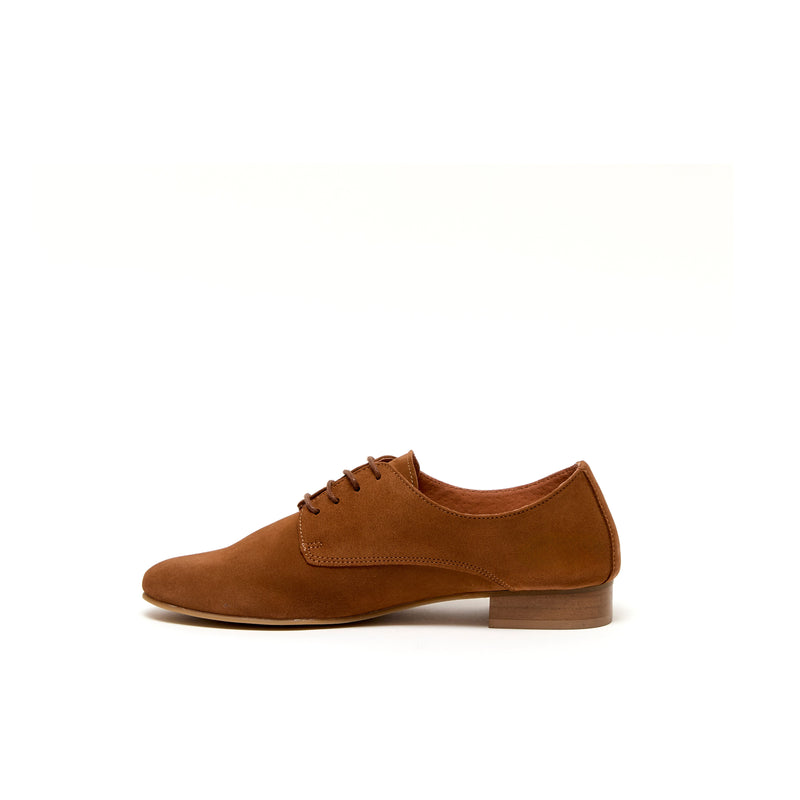 COMPLICE CAMEL SUEDE - DERBY