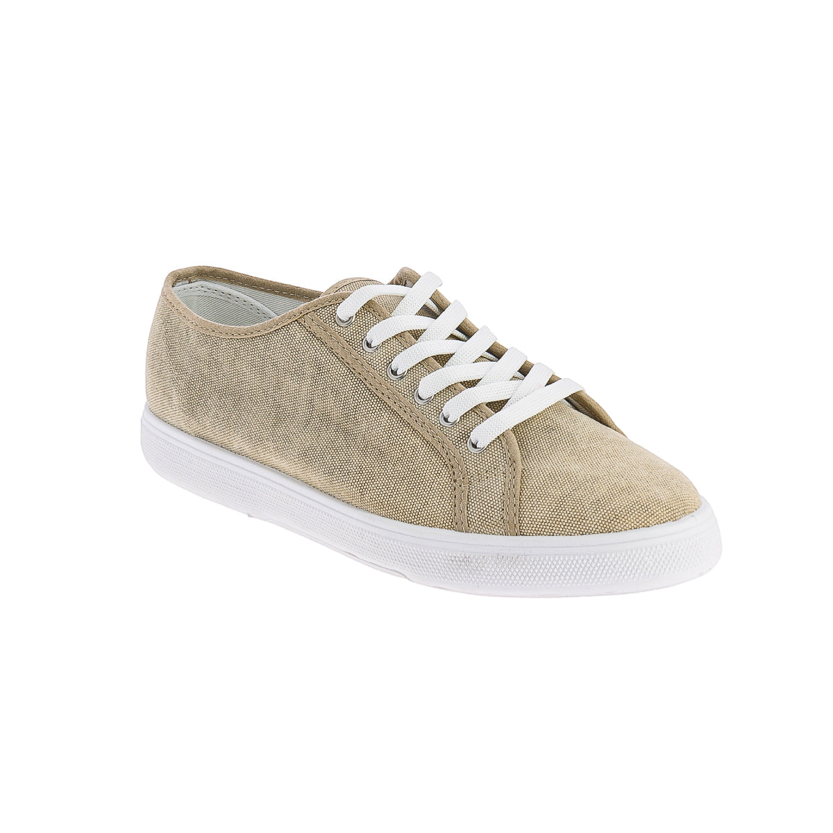BASKETS COTONNADE BEIGE - André