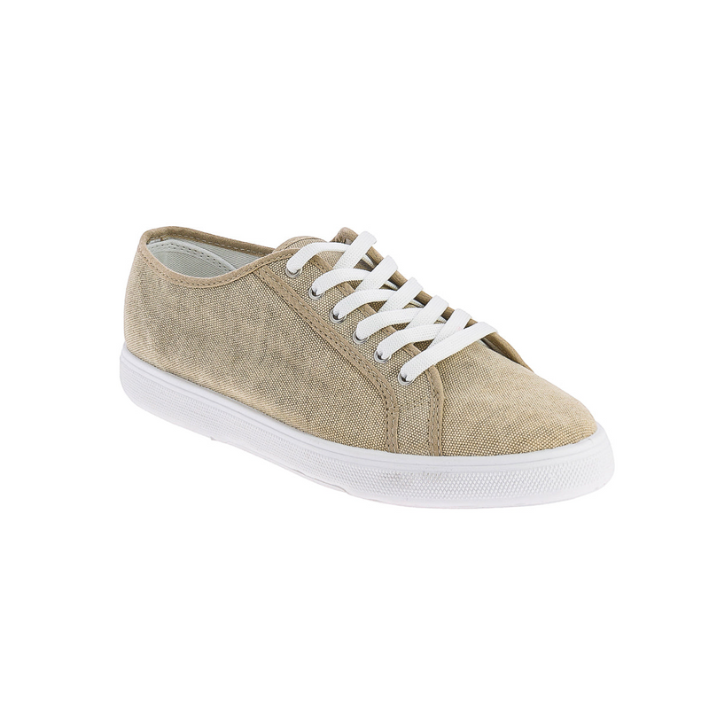 BASKETS COTONNADE BEIGE - André
