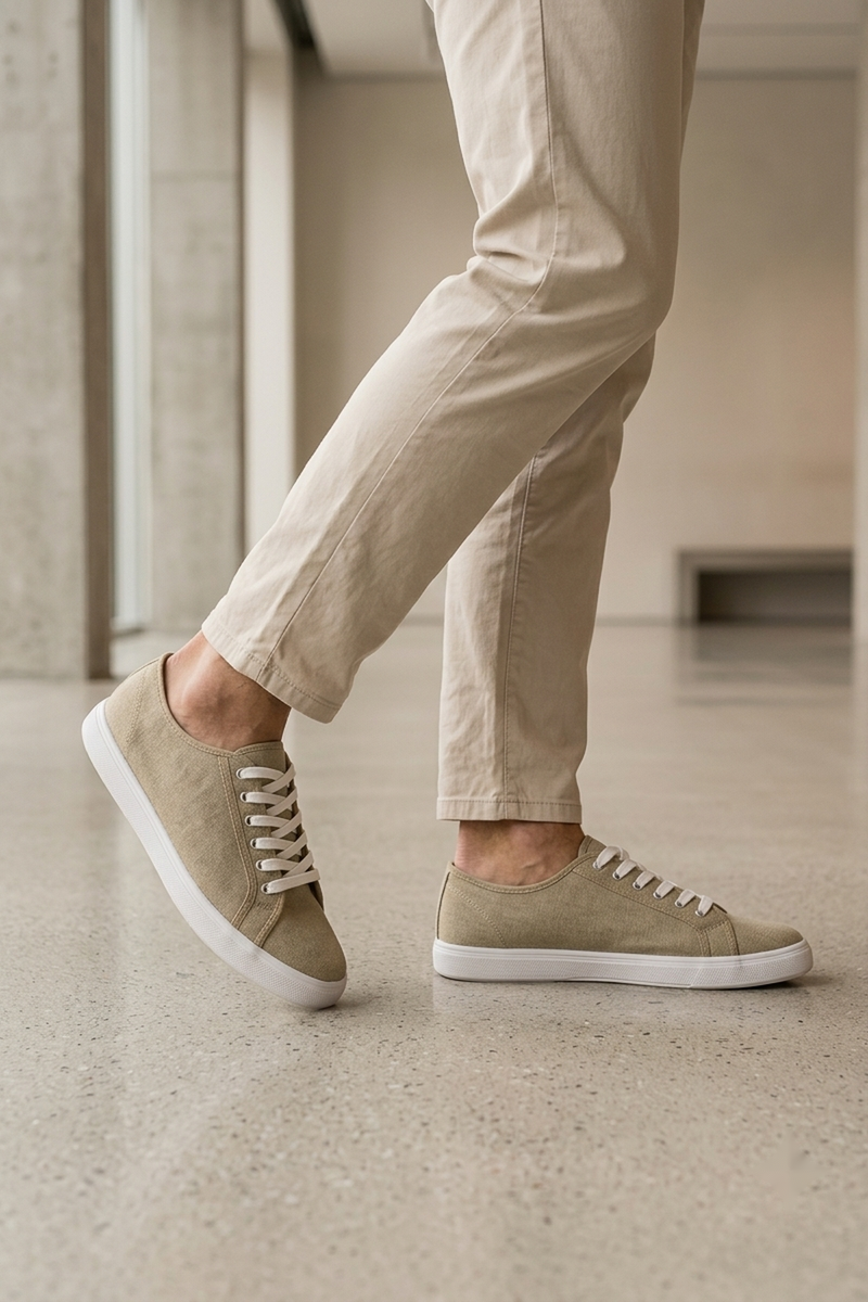 COTONNADE BEIGE porté