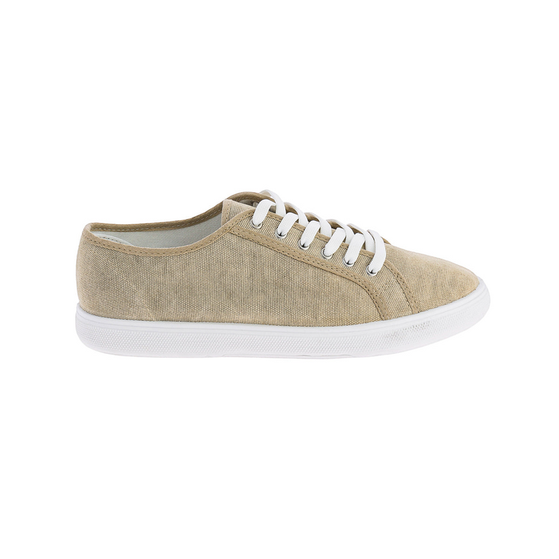 BASKETS COTONNADE BEIGE - André