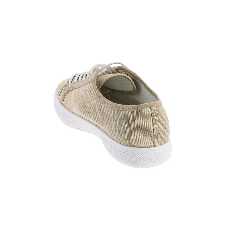 BASKETS COTONNADE BEIGE - André