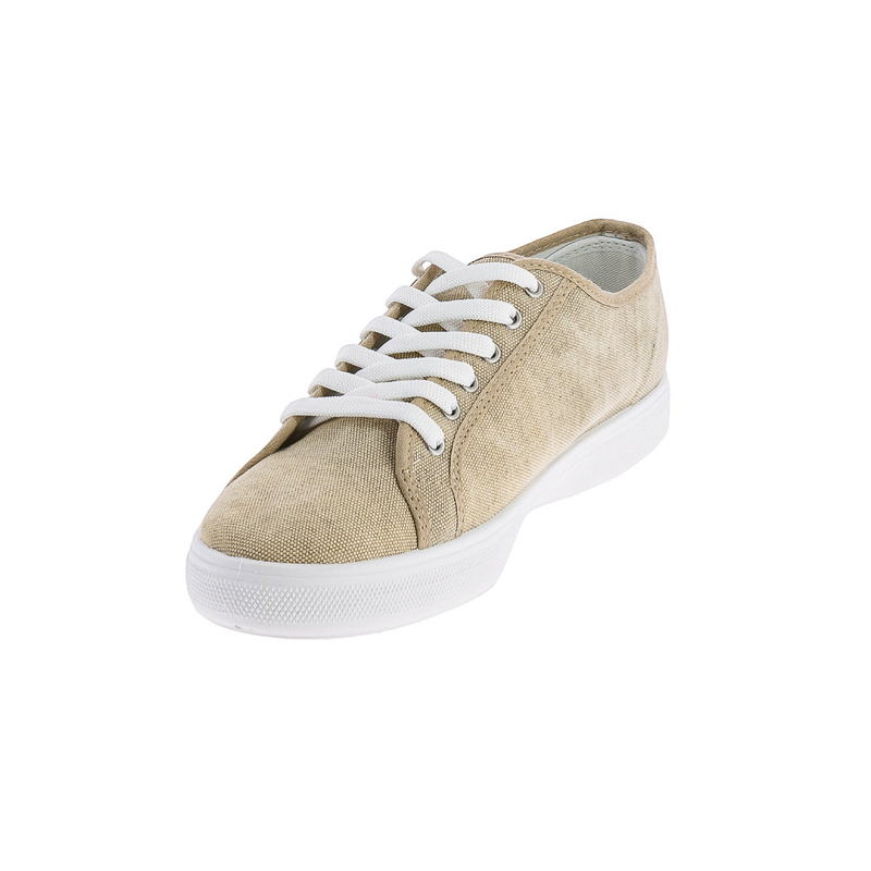 BASKETS COTONNADE BEIGE - André