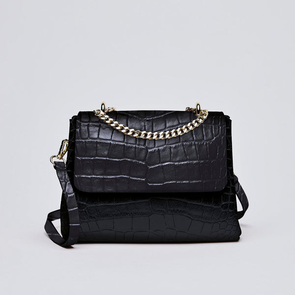 CREMIEUX NOIR CROCO - SAC