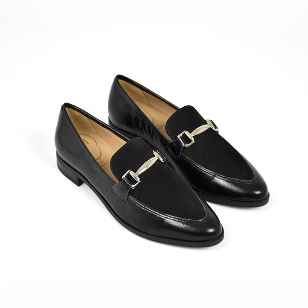 CYRANETTE NOIR - MOCASSIN