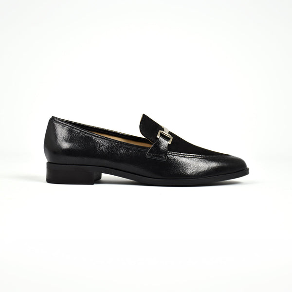 CYRANETTE NOIR - MOCASSIN