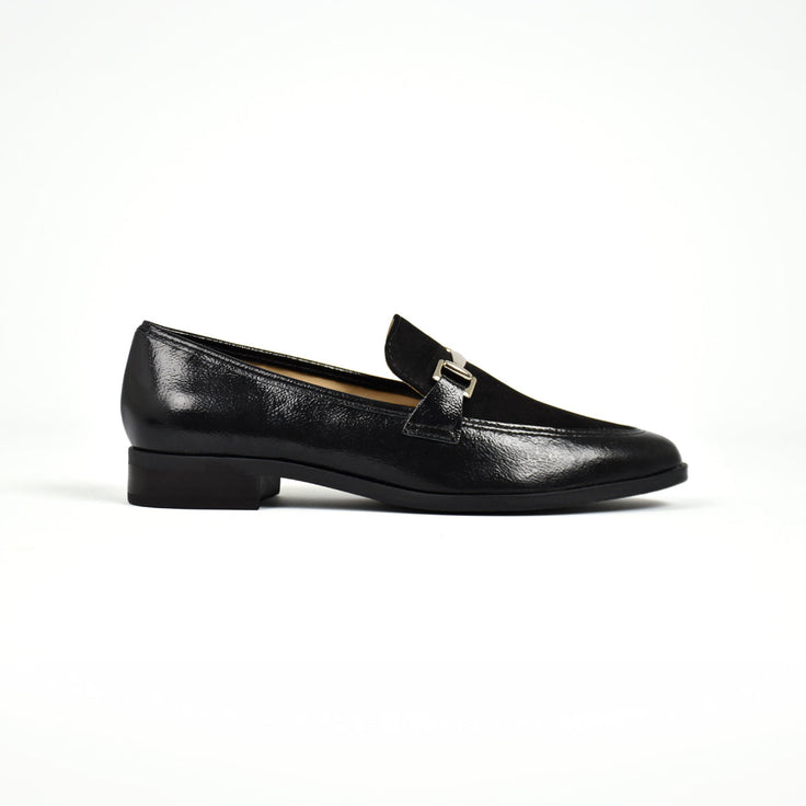 CYRANETTE NOIR - MOCASSIN