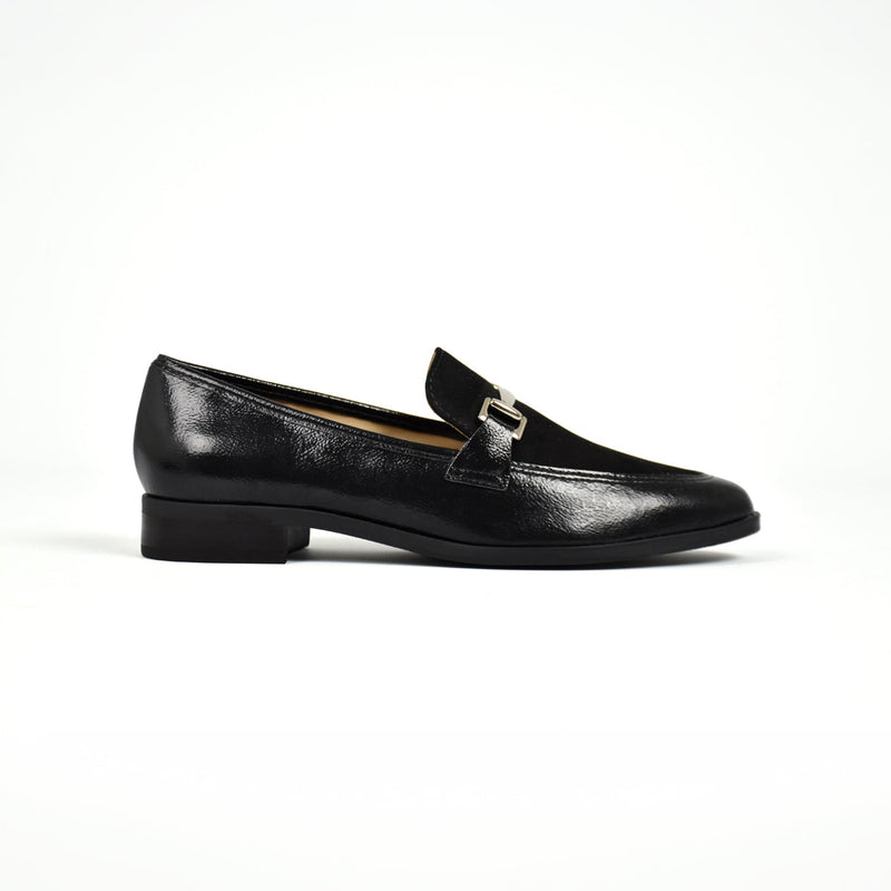 CYRANETTE NOIR - MOCASSIN