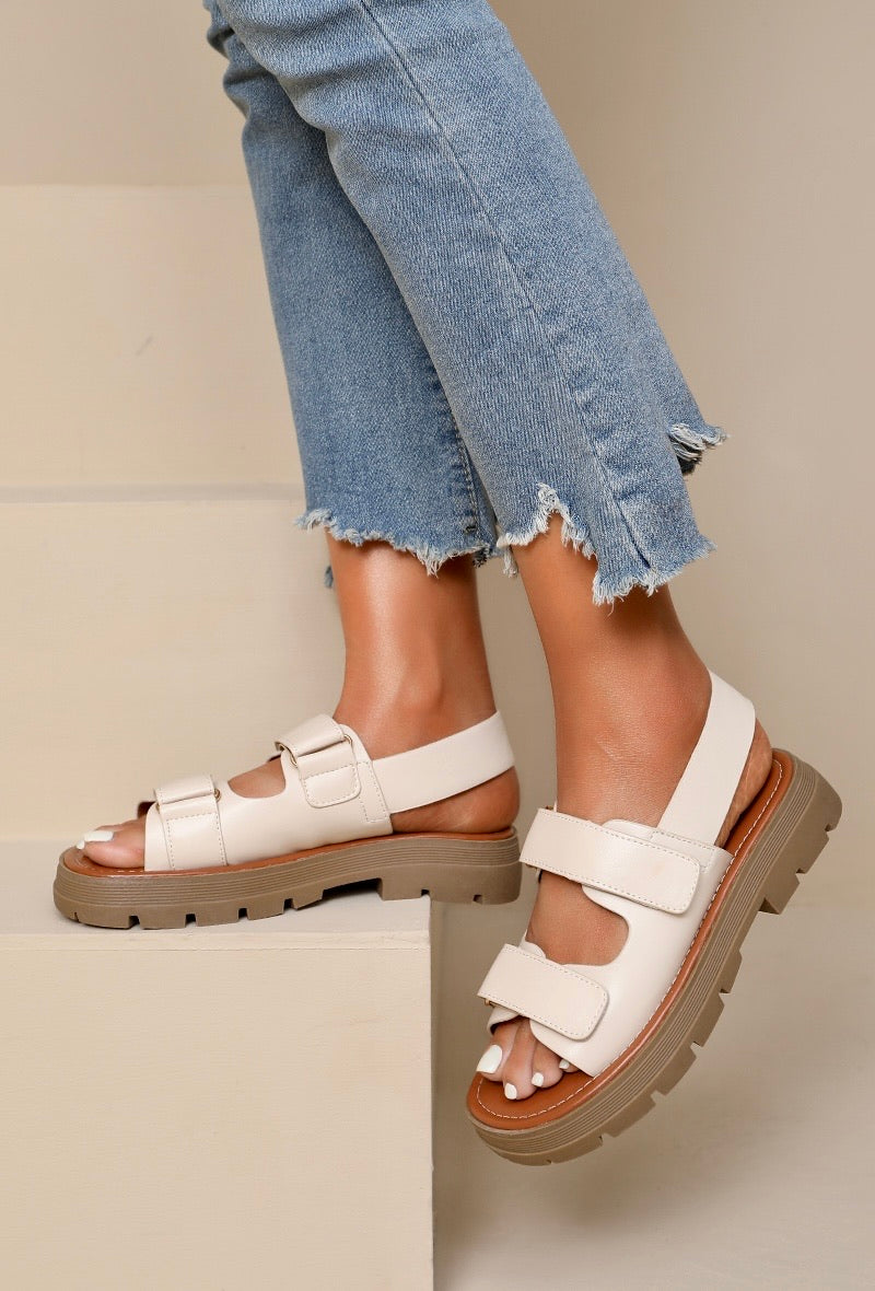 DAGMAR BEIGE - SANDALE