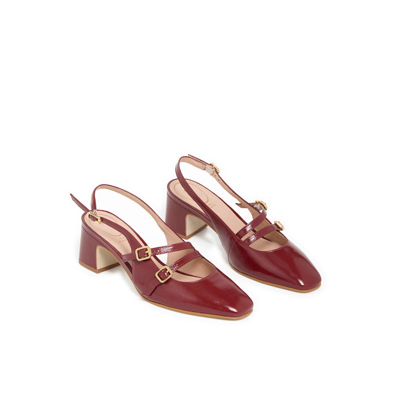 DEOTILLE BORDEAUX - SLINGBACK