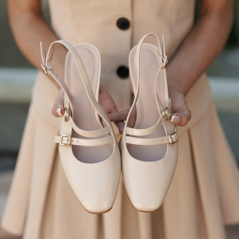 DEOTILLE ECRU - SLINGBACK