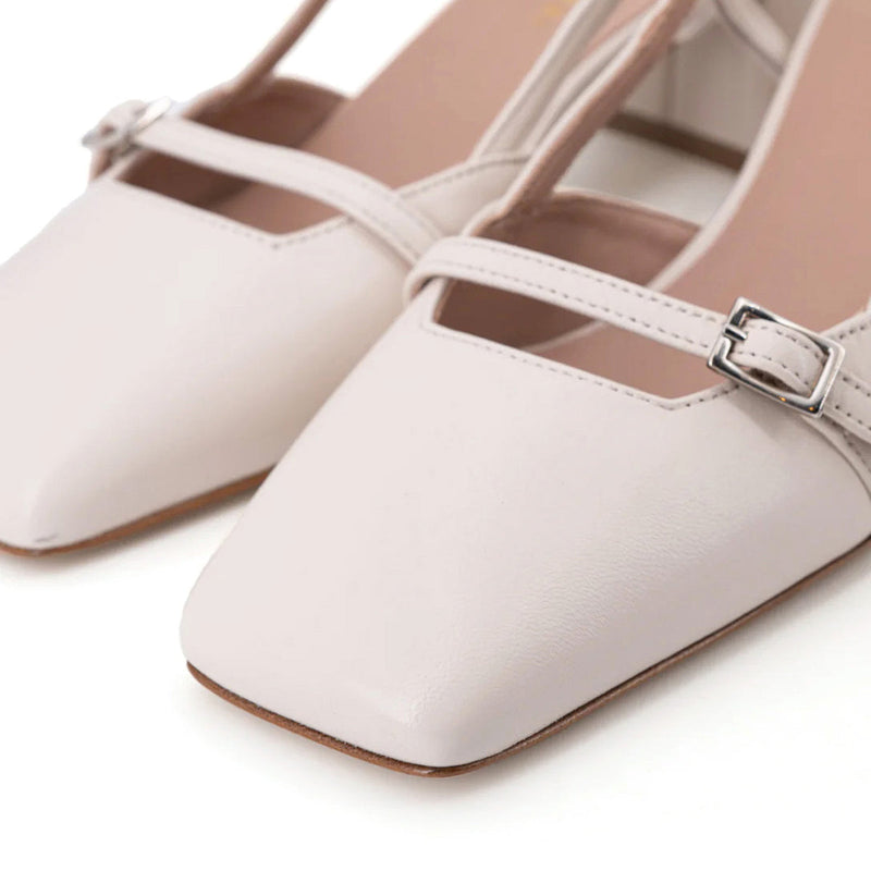 DITTA ECRU - SLINGBACK
