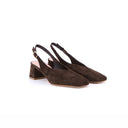DORLA MARRON SUEDE - SLINGBACK