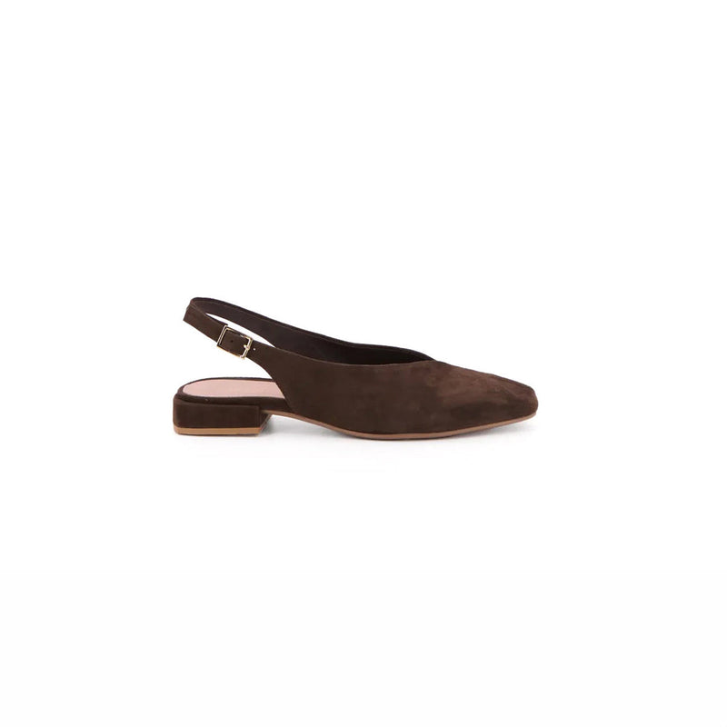 EDA MARRON SUEDE - SLINGBACK