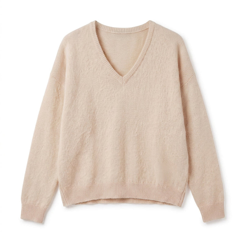 ELOIA - MELANGE ALPAGA ET LAINE - BEIGE - TU - PULL