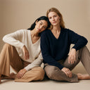 ELOIA - MELANGE ALPAGA ET LAINE - BEIGE - TU - PULL