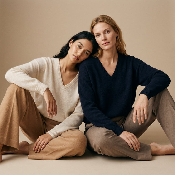 ELOIA - MELANGE ALPAGA ET LAINE - NOIR - TU - PULL