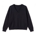 ELOIA - MELANGE ALPAGA ET LAINE - NOIR - TU - PULL