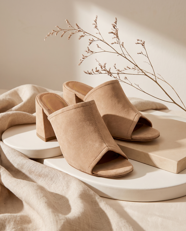 ELYORA SABLE SUEDE - MULE