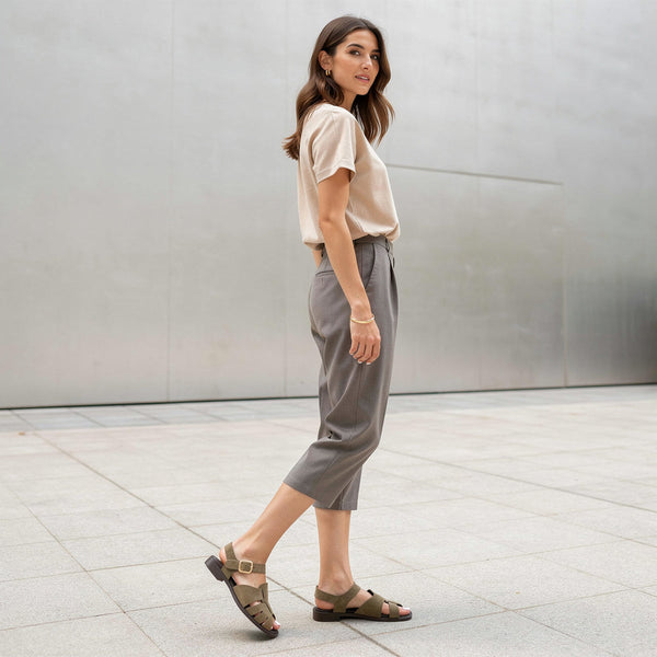 ERYNON TAUPE SUEDE - SANDALE