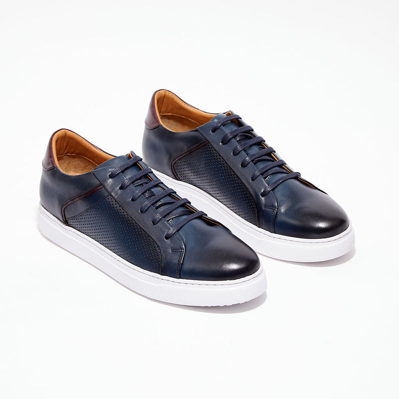 ERYON BLEU/BORDEAUX - BASKETS