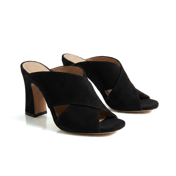 ESTANA NOIR SUEDE - ESCARPIN
