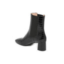 EZIA NOIR CROCO - BOOTS