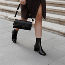EZIA NOIR CROCO - BOOTS
