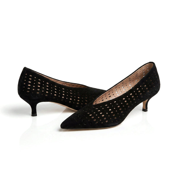 FANYTA NOIR SUEDE - ESCARPIN