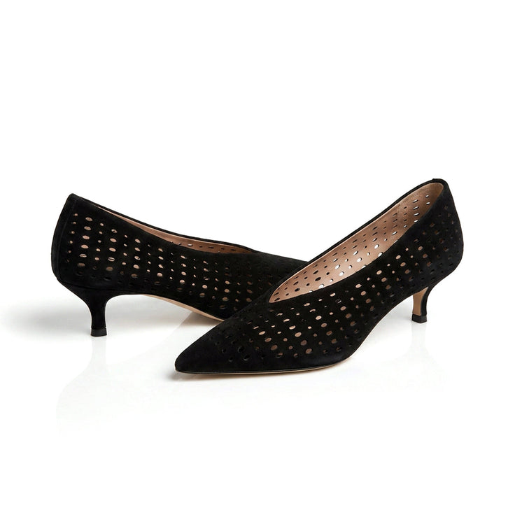FANYTA NOIR SUEDE - ESCARPIN