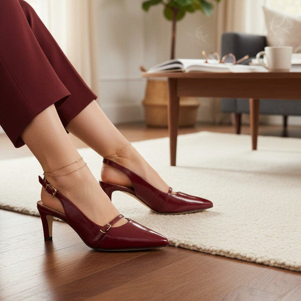 FIDJI BORDEAUX - SLINGBACK