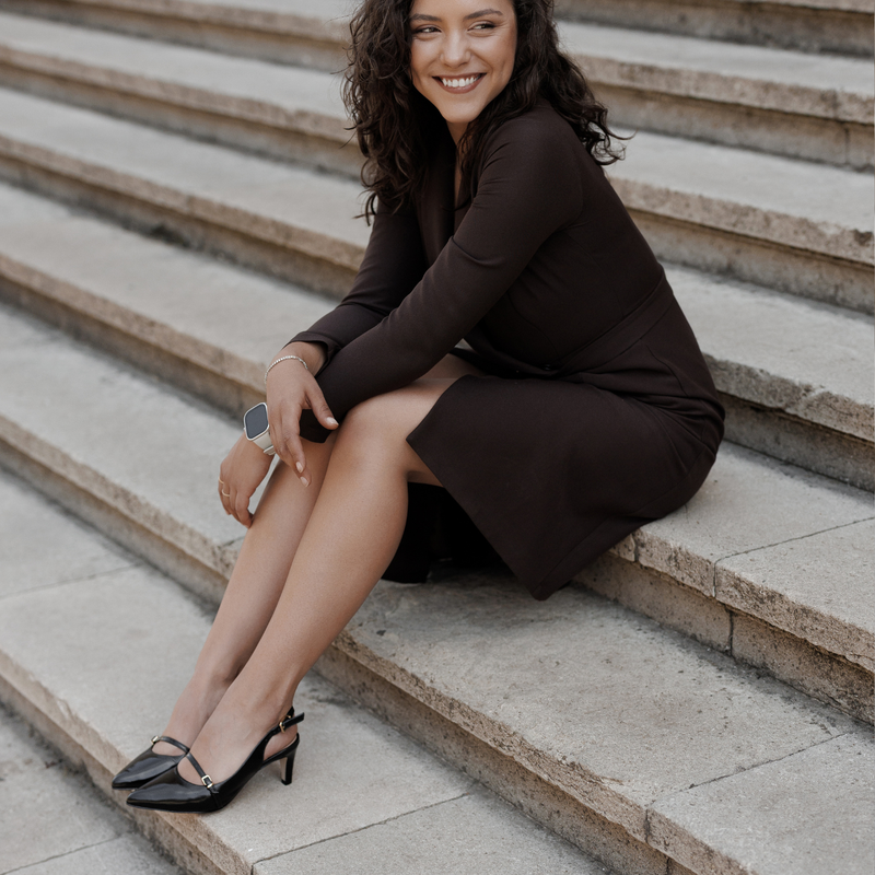 FIDJI NOIR - SLINGBACK