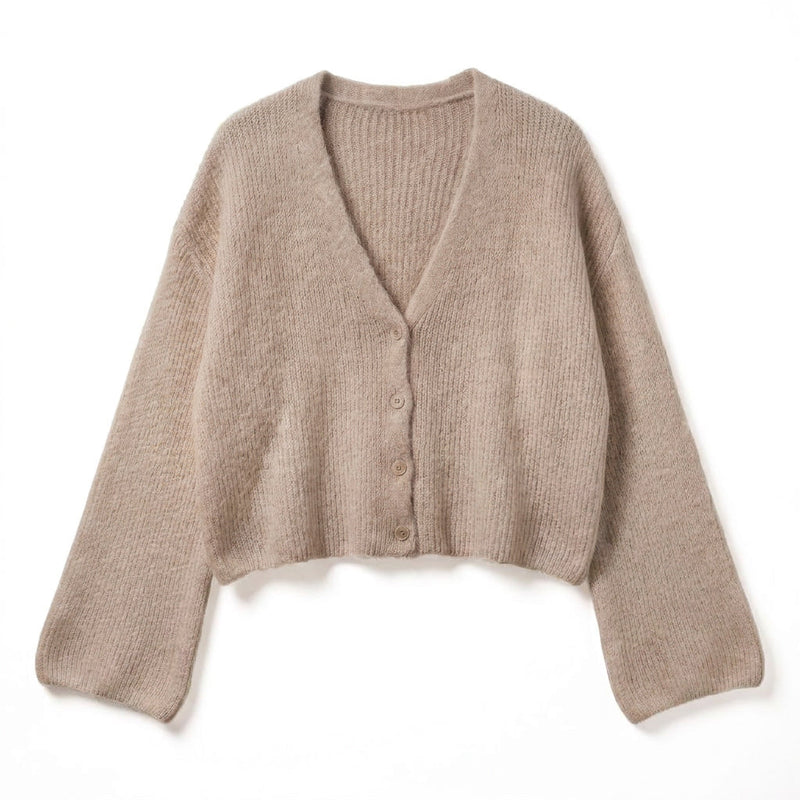 FIORELLA - ALPAGA MELANGE - MIEL - TU - GILET
