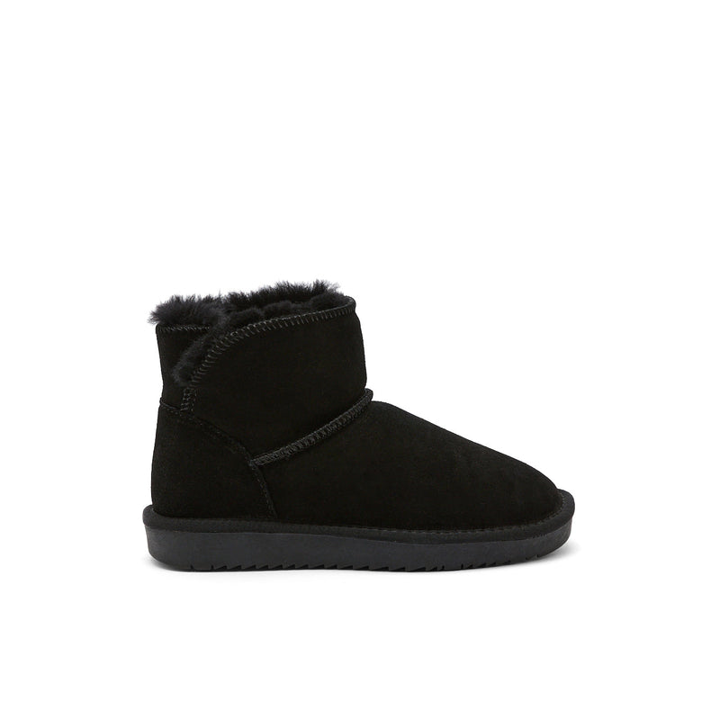 FLAKE NOIR - BOOTS FOURREES
