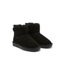 FLAKE NOIR - BOOTS FOURREES
