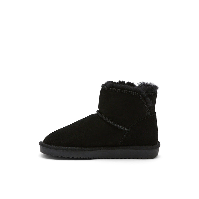 FLAKE NOIR - BOOTS FOURREES