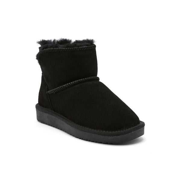 FLAKE NOIR - BOOTS FOURREES