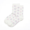 Chaussettes Fleurs pastel - Lilas