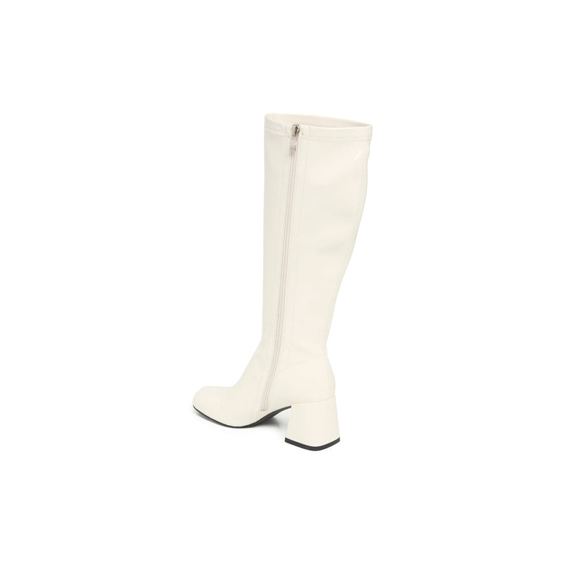 GABRYELLA ECRU VERNIS - BOTTE