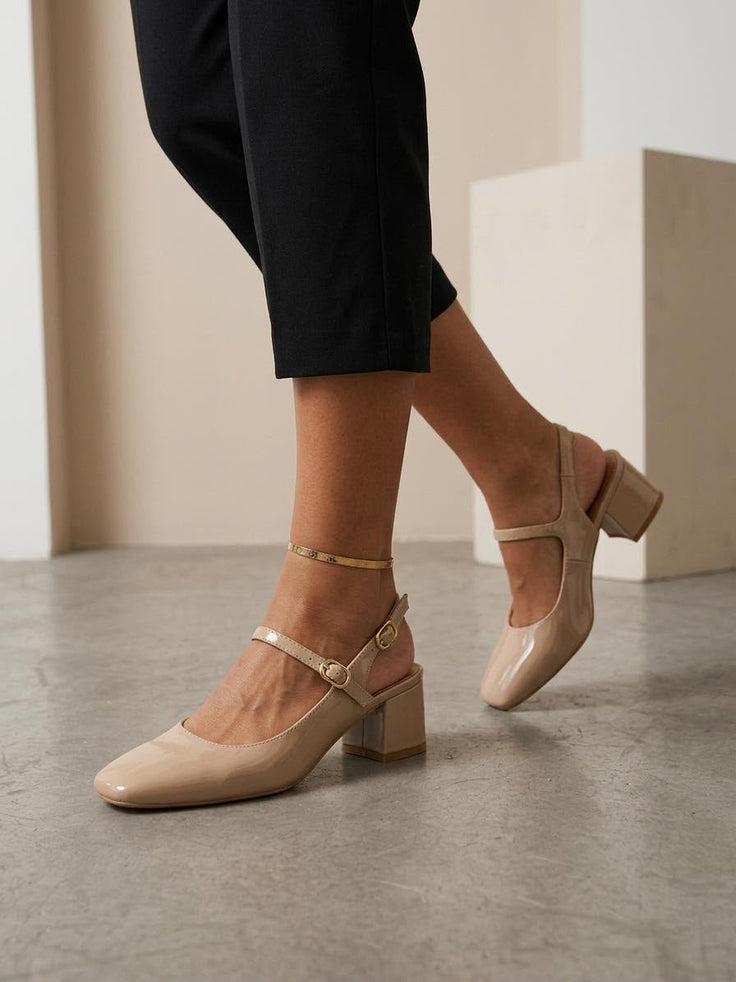 GEESKE BEIGE - SLINGBACK