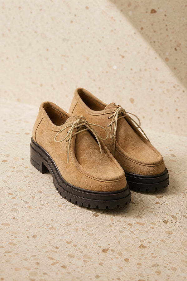 GOMINETTE SABLE SUEDE - DERBY