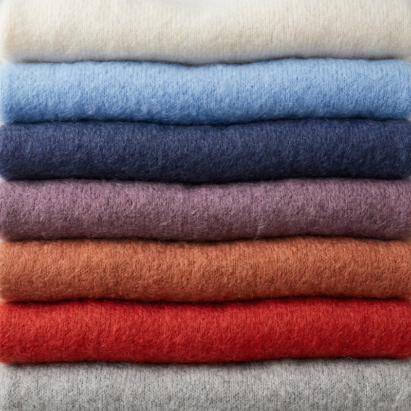 GRAZIELLA - KID MOHAIR MELANGE - ANTHRACITE - TU - PULL