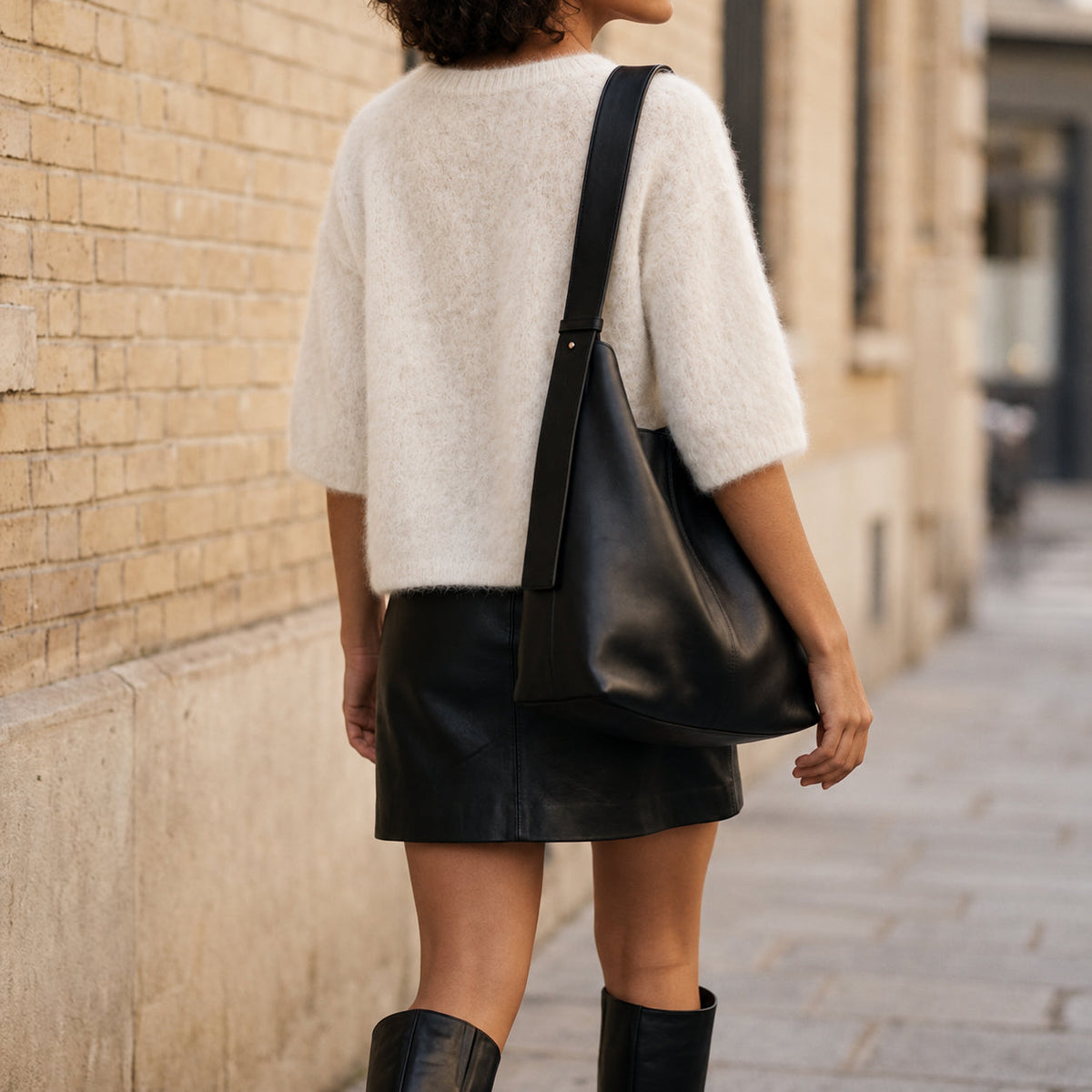 GRAZIELLA - KID MOHAIR MELANGE - ECRU - TU - PULL