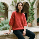 GRAZIELLA - KID MOHAIR MELANGE - ROUGE - TU - PULL