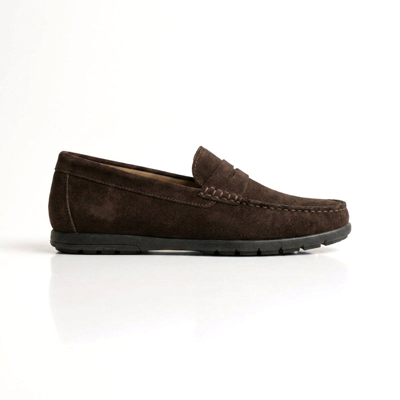 HENRY MARRON SUEDE - MOCASSIN