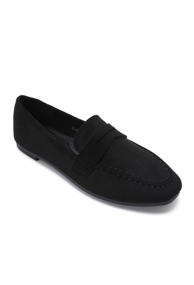 MOCASSIN HERMINE NOIR - JOIA BY ANDRE