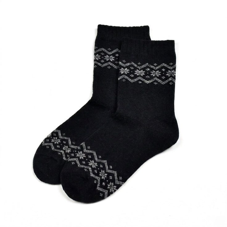 Chaussettes en laine Hivernale - Noir