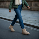 ICECREAM BEIGE - BOOTS FOURREES